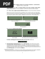 Surveying Calculations Examples HP