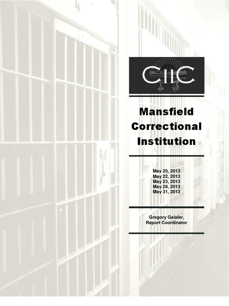 Mansfield Correctional Institution Inspection Report | PDF | Sexual ...