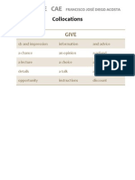 Collocations With Give, Do & Make