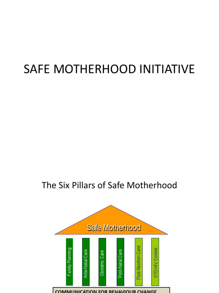 Safe Motherhood Pdf Pdf Family Planning Mother