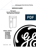 GE Monogram Refrigerator Service Manual