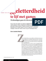 Laaggeletterdheid Te Lijf Met Games