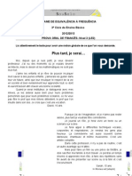 prova oral fr 9º 2013