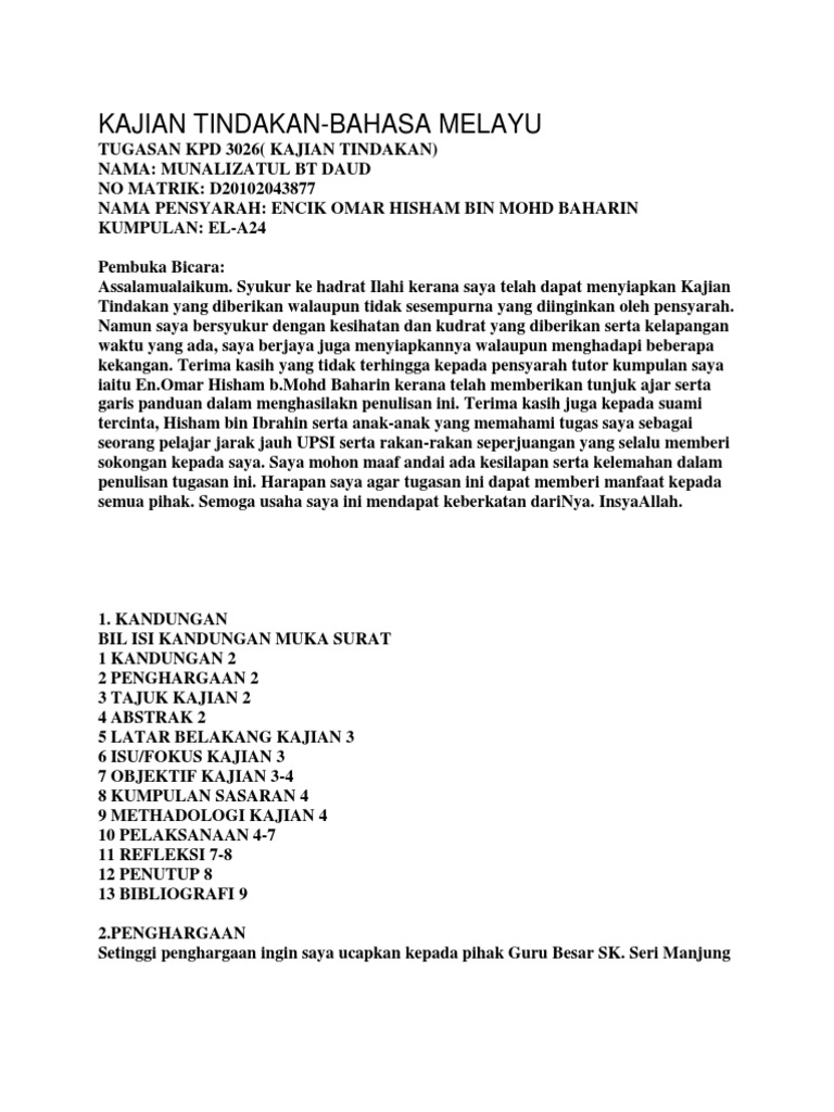 Kajian Tindakan 4 Pdf