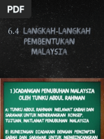 Langkah2 Pembentukan Malaysia