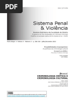 As políticas da criminologia cultural  ferrel