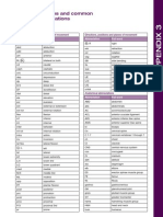 Anatomical Terms and Common Medical Abbreviations