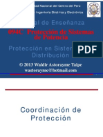 Unidad 4 - Protección en Sistemas de Distribución 2013