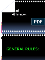 General Rules