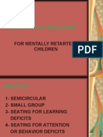 Teaching Strategies: For Mentally Retarted Children