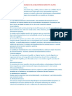 Estructura Jerarquica Del Sistema Juridico Normativo Del Peru