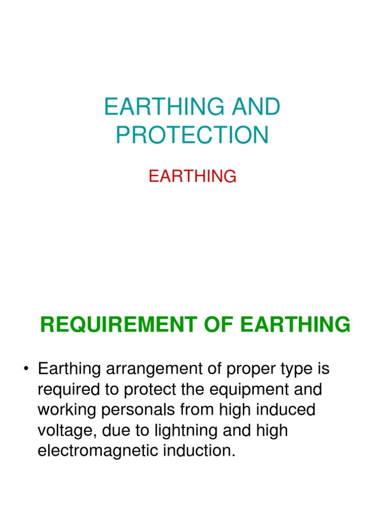 Earthing Installation and Testing Guide | PDF | Manufactured Goods ...