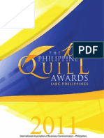 2011 Philippine Quill Awards Mechanics