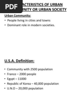Download Characteristics of Urban Community or Urban Society by Rishabh Singh SN153696273 doc pdf