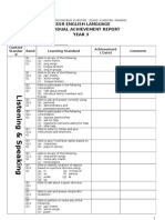 KSSR English Report