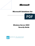 5065670 Windows Server 2003 Security Guide