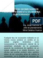 J-Parametros Geomecanicos para Sostenimiento en Mineria Subterranea
