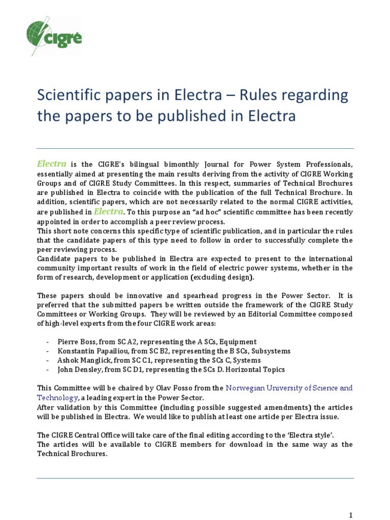 Electra+Guidelines Scientific+Papers Cor Citation