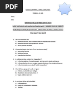 Essencial Natural Science Unit 1 Test