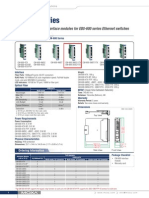 CM-600 Series: 4-Port Fast Ethernet Interface Modules For EDS-600 Series Ethernet Switches