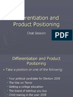 DifferentiationandProductPositioning