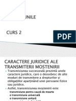 Curs 2 Succesiuni. Caractere Juridice