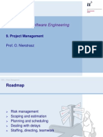 Einführung in Software Engineering: 9. Project Management