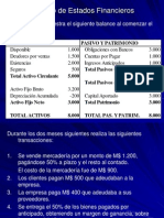 3.1 Ejemplo de Estados Financieros