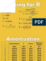 Solving For R