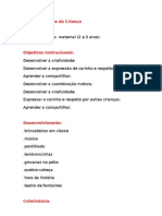 Projeto Semana Da Criança Maternal