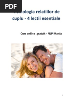 PDF Gratuit Psihologia Relatiei de Cuplu 4 Lectii