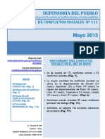 Conflictos Sociales Meayo 2013