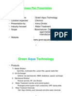 Green Aqua Technology - Business Plan