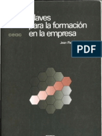 Claves para La Formación en La Empresa