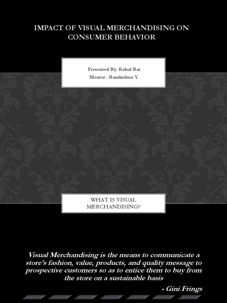 Visual Merchandising's Impact on Shoppers | PDF | Merchandising ...