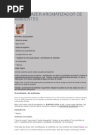 Como Fazer Aromatizador de Ambientes