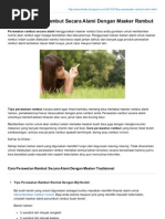 Download Cara alami mengatasi berbagai masalah rambut by Ahlun Naja SN153774482 doc pdf