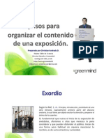 5 Pasos para Organizar El Contenido de Una Exposicion