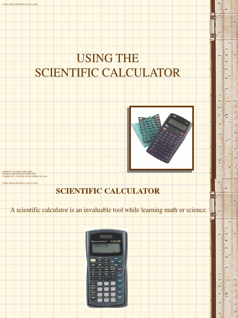 Using the Scientific Calculator Trigonometric Functions Calculator