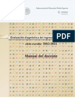 1.manual Del Docente - Curso Propedéutico Ciclo Escolar 2013-2014