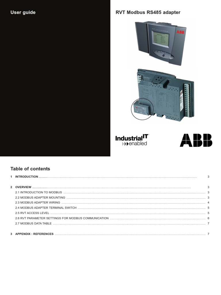 2GCS214012A0050 - RS485 User Guide | PDF | Computer Hardware | Computer ...