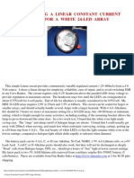 A Linear Constant Current LED Lamp Dimmer