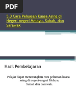 Bab 5.3 Perluasan Kuasa Asing