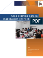 Guía Práctica para La Elaboración Del PETE y PAT