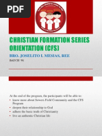 Cfs Orientation 2013