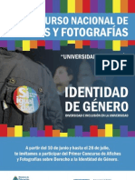 BASES Concurso Nacional de Afiches y Fotografias IDENTIDAD de GENERO