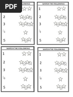 Download Kindergarten Maths worksheets 3- Match the following by Nilangi Vithanage SN153832935 doc pdf