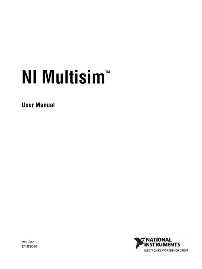 Manual Multisim Pdf
