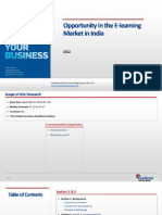 Opportunity in The E-Learning Market in India - Feedback OTS - 2012