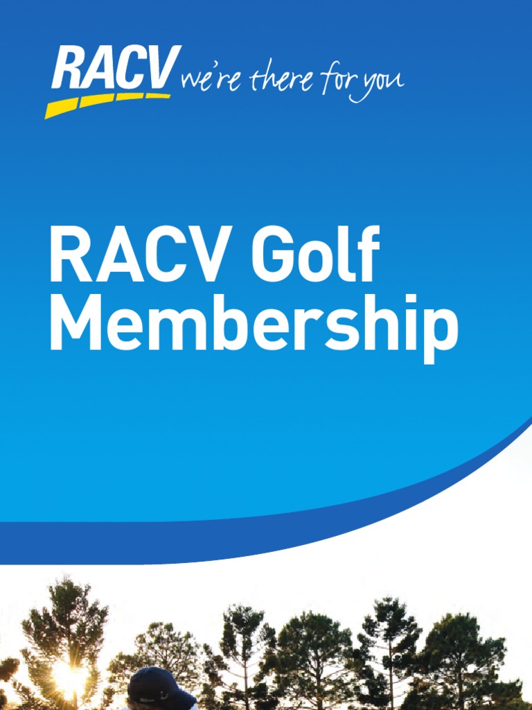 RACV+Golf+Membership+Form Golf Course Credit Card
